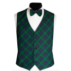 Black Watch Plaid II Tartan Plaid Vest and Bow Tie Set